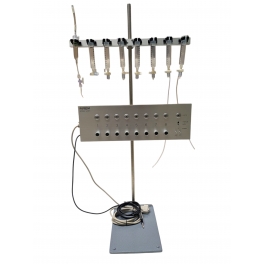 Nanion Perfussion system with stand and syringe holder