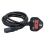 Power Cable UK type 3PIN: 3A,5A ,10A Fused, 2.5A-16A 250V, 6-10 Feet Long
